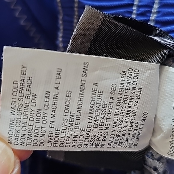 💥HP💥 Men's Blue Speedo Swim Trunks Shorts Men's Size Small - Picture 16 of 16